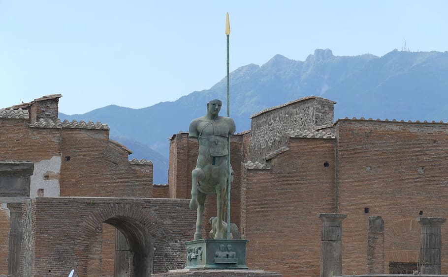 pompeii, naples, unesco world heritage site, historically, antiquity, HD wallpaper