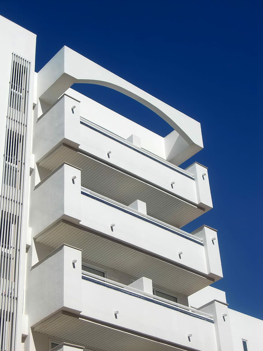 Architecture, Modern, Building, Facade, home, skyscraper, balconies HD wallpaper