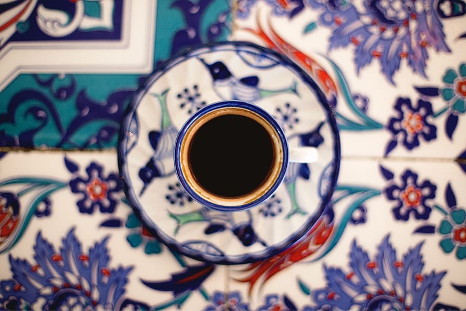 ceramic, cup, saucer, coffee, food and drink, indoors, refreshment HD wallpaper
