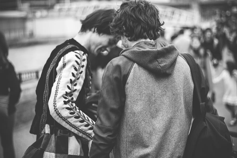 guy, man, people, sweater, lifestyle, black and white, men HD wallpaper