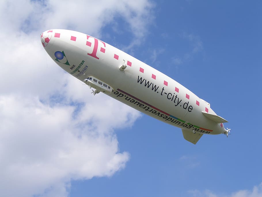 zeppelin, airship, fly, friedrichshafen, lake constance, sky, HD wallpaper