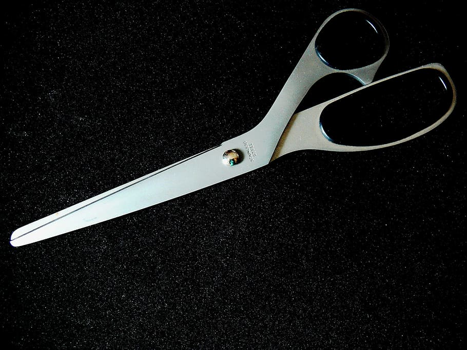 scissors, household scissors, sharp, cut, section, tinker, bastel hour HD wallpaper