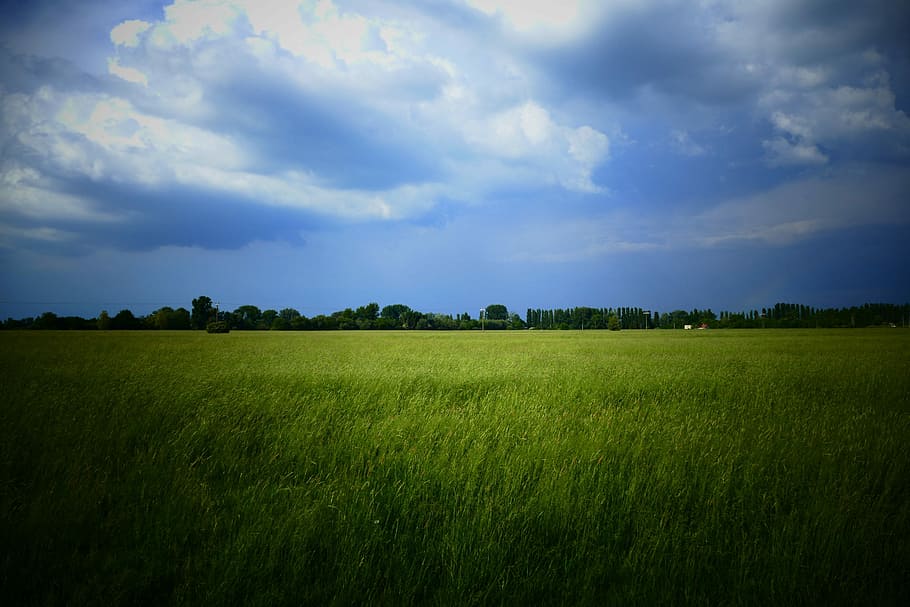 cloud, sky, clouds, the sky, nature, country, storm, the clouds HD wallpaper