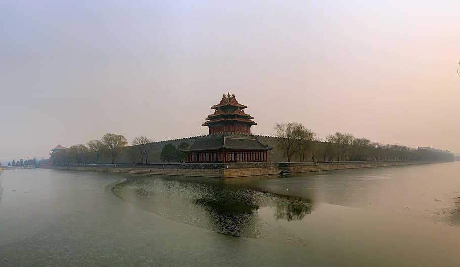 twilight, turret, sad, architecture, built structure, building exterior HD wallpaper