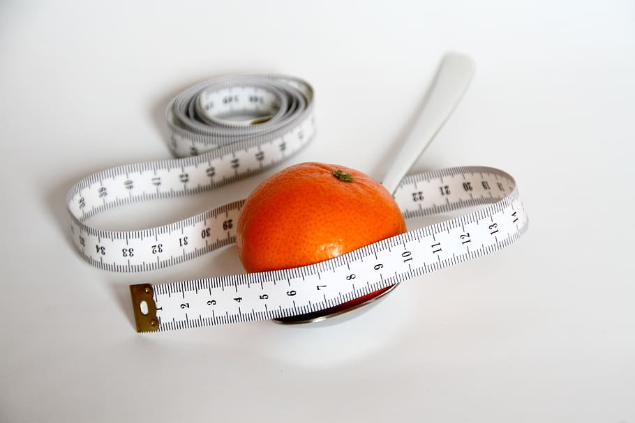 spoon, cutlery, metal, tableware, close, orange, fruit, eat HD wallpaper