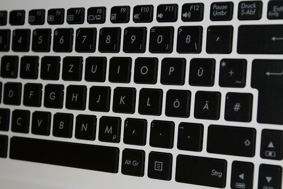 keyboard, laptop, keys, datailaufnahme, computer keyboard, notebook, HD wallpaper