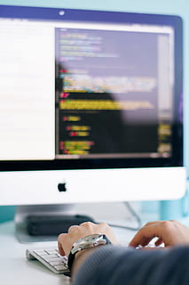 Coding on a Mac, code, development, web Design, technology, business HD wallpaper