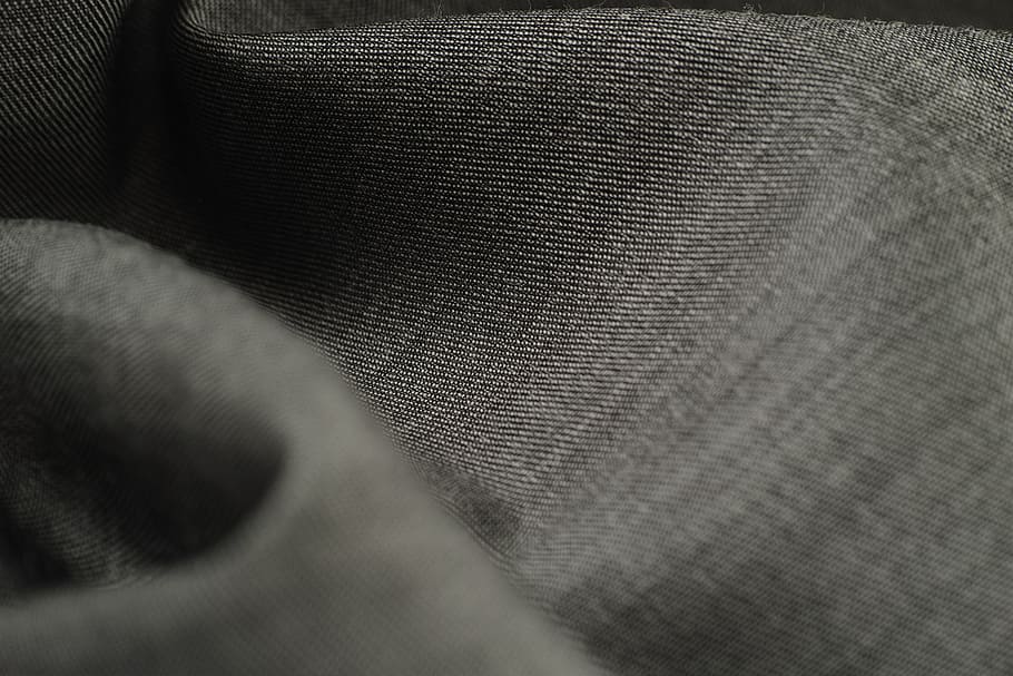 grey, macro, textile, softness, fabric, detail, horizontal HD wallpaper