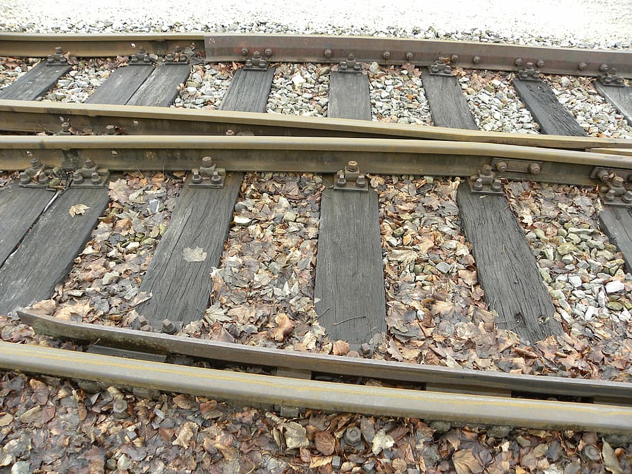 seemed, soft, gleise, junction, railroad track, rail transportation HD wallpaper