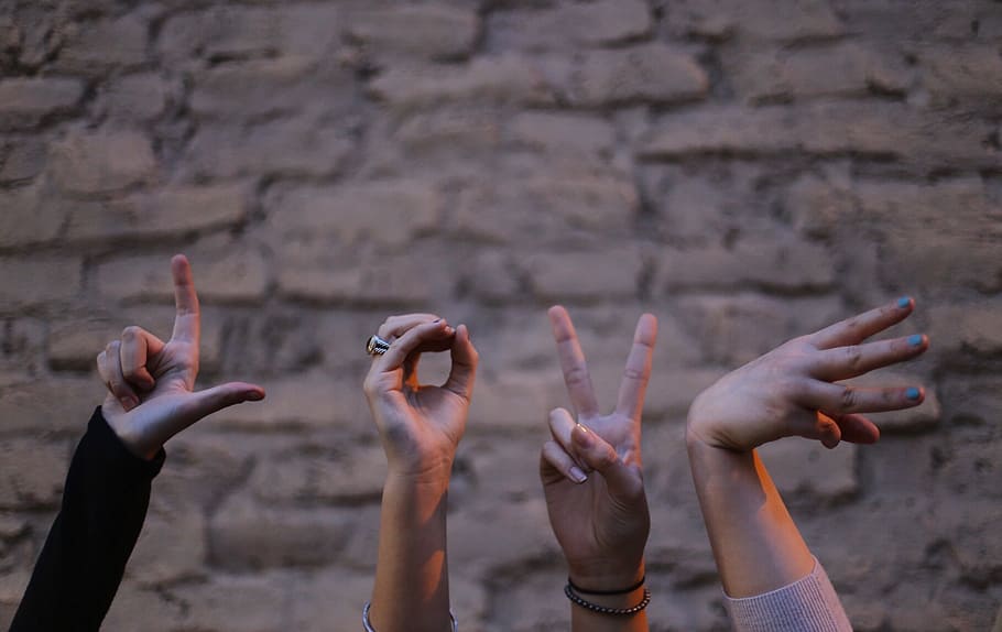 Night, Moon, Dark, Hand, Gesture HD phone wallpaper | Pxfuel