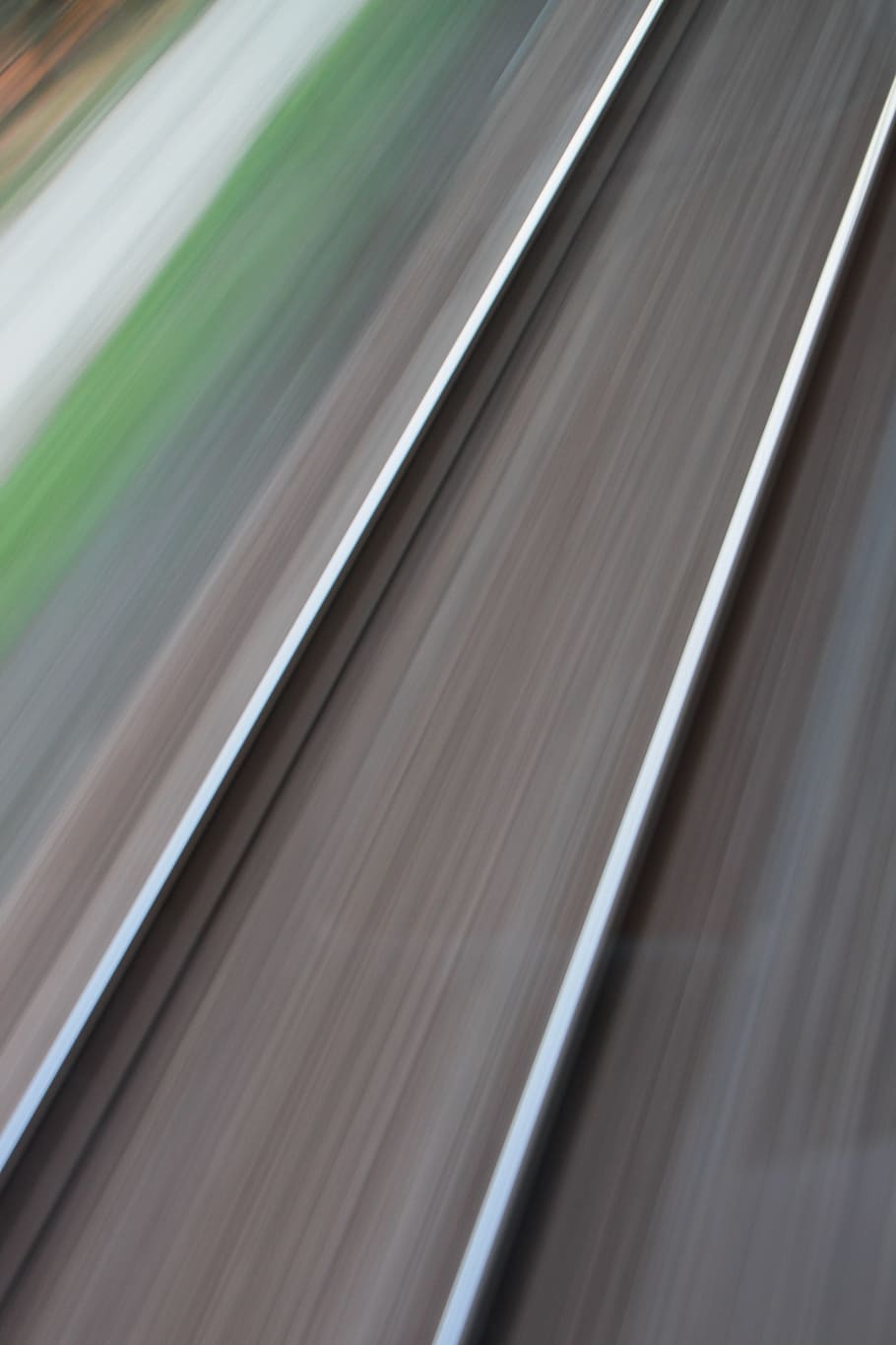 blurred, motion, railway, speed, track, trains, transportation HD wallpaper