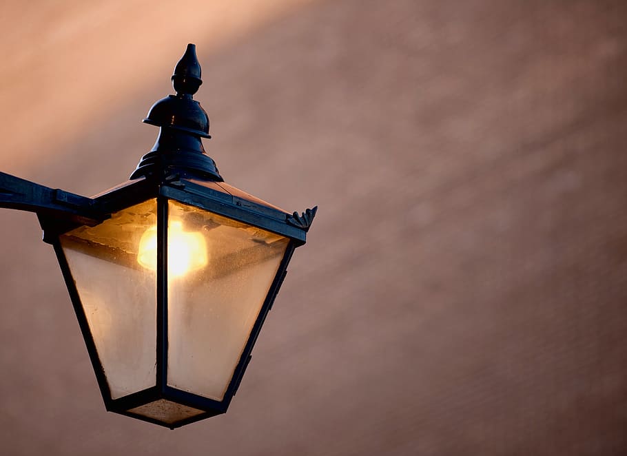 rule of thirds photography of lamp, Light, Street, Street, Lamp, HD wallpaper