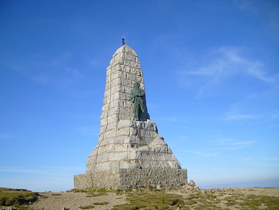 monument, nature, heritage, sky, architecture, history, low angle view HD wallpaper