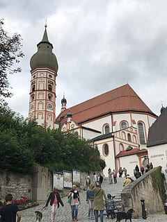 monastery, andechs monastery, monks, church, bavaria, beer HD wallpaper