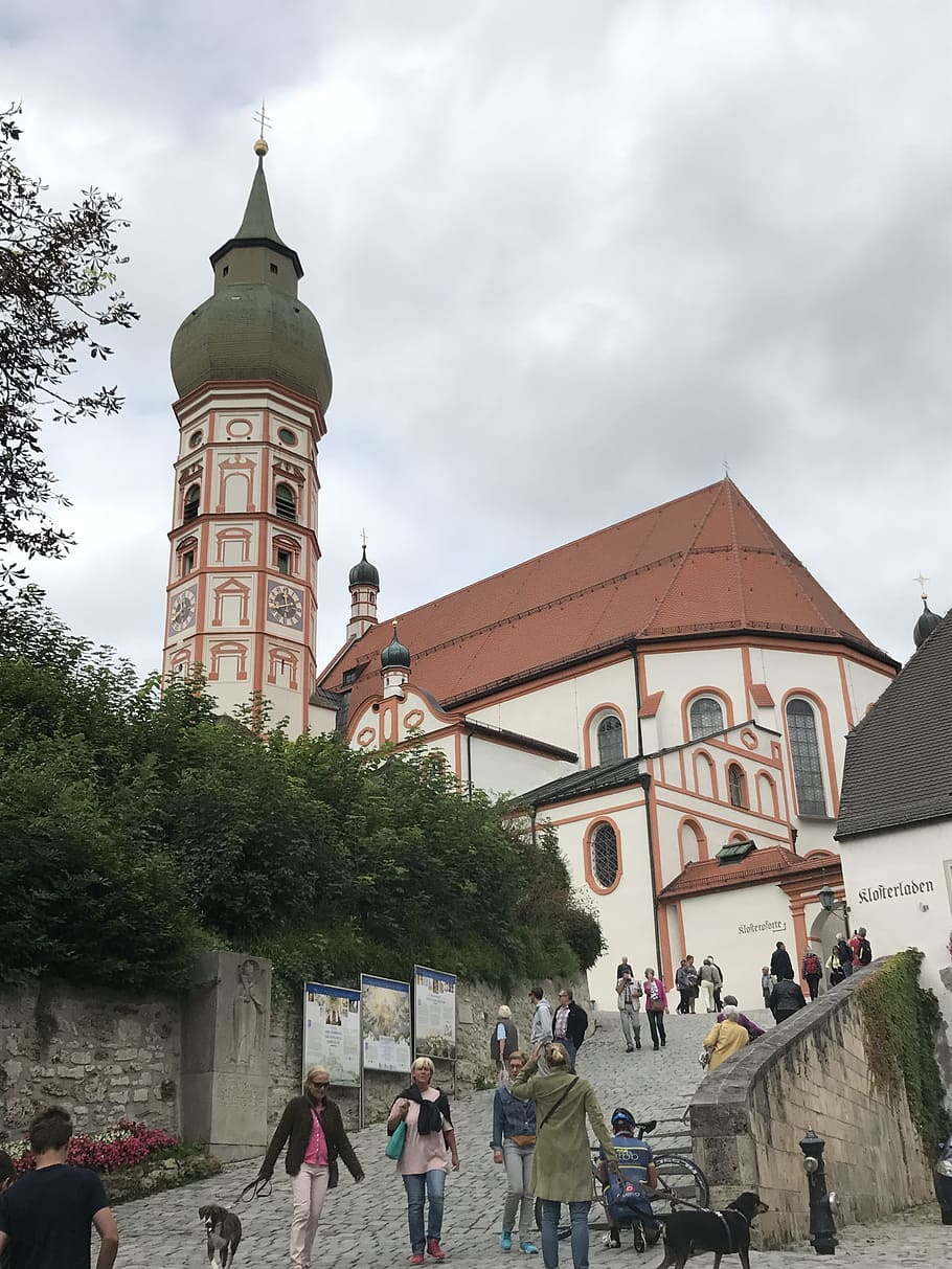 monastery, andechs monastery, monks, church, bavaria, beer HD wallpaper