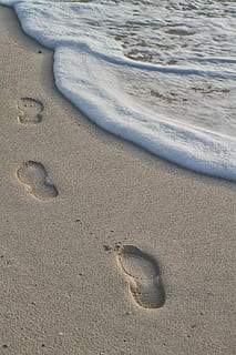ocean, not, traces, sea, beach, sand, south, fingerprints, mark HD wallpaper