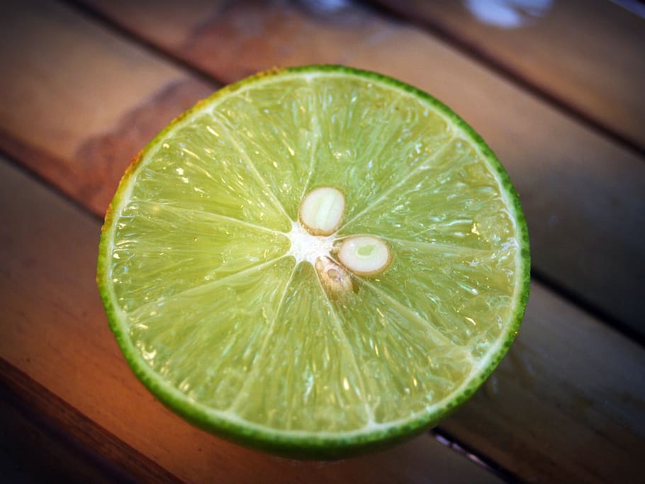 sliced lime, lemon, green, whole, white, leaf, citrus, fruit HD wallpaper