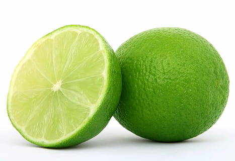 sliced green lime, background, bitter, breakfast, bright, catering HD wallpaper