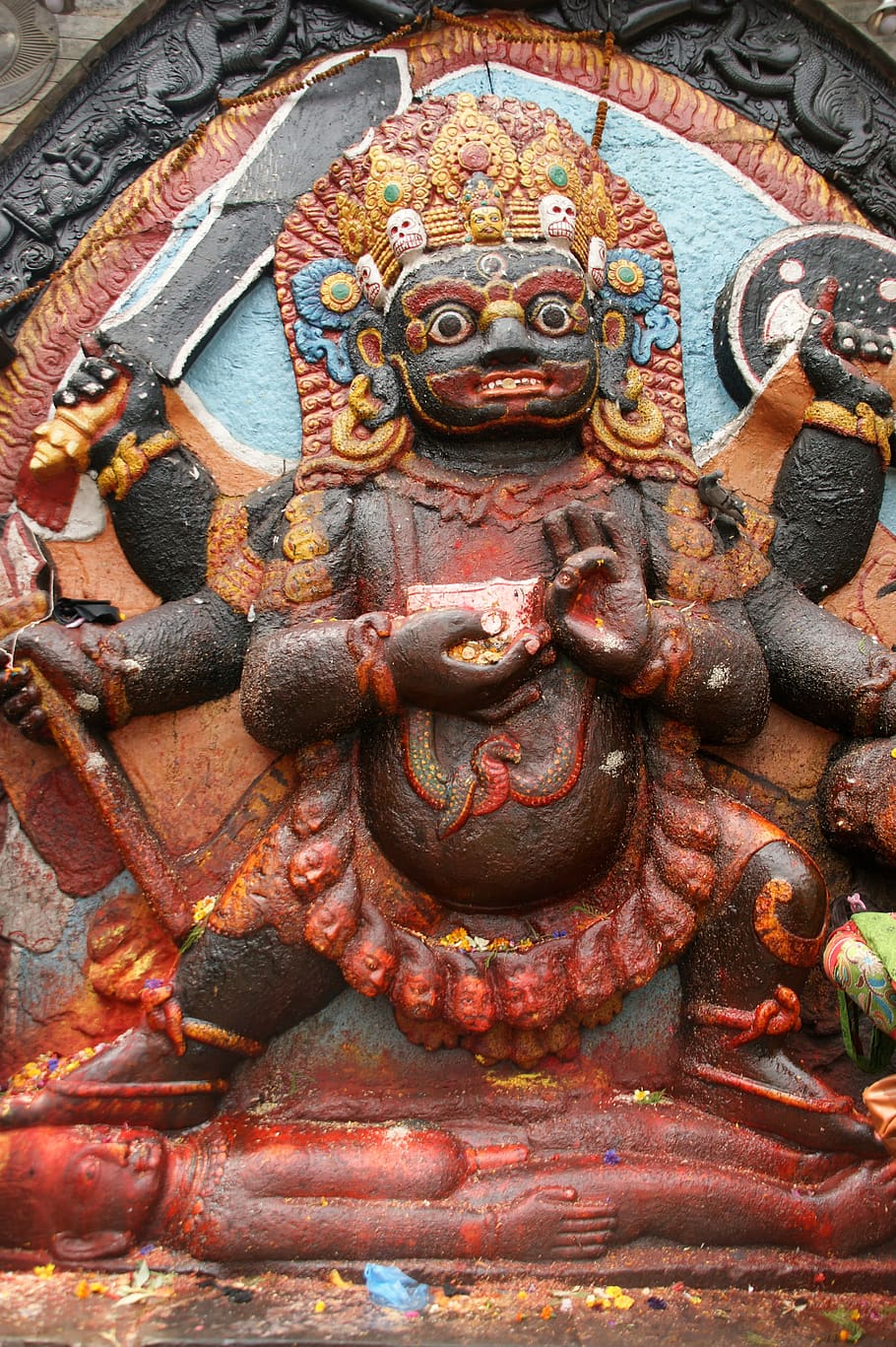 nepal, kathmandu, goddess, hindu, hinduism, representation