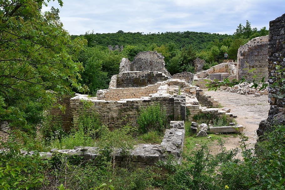 lost places, istria, abandoned place, plant, ancient, history, HD wallpaper
