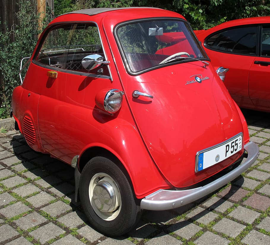 Oldtimer, Bmw Isetta, collector's item, classic, nostalgia HD wallpaper