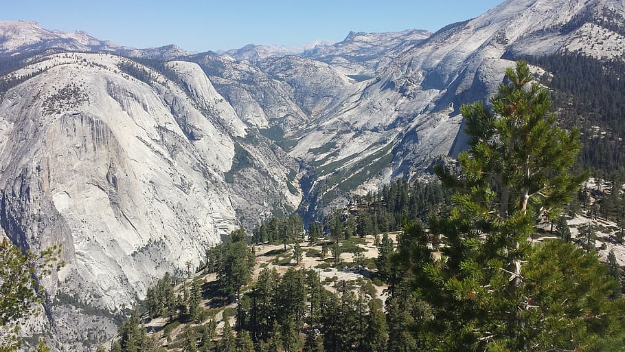 yosemite, mountains, nature, national, park, landscape, california, HD wallpaper