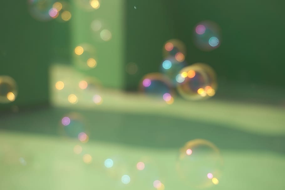 selective photography of bubbles, Drop, Usd, Spring, Autumn HD wallpaper