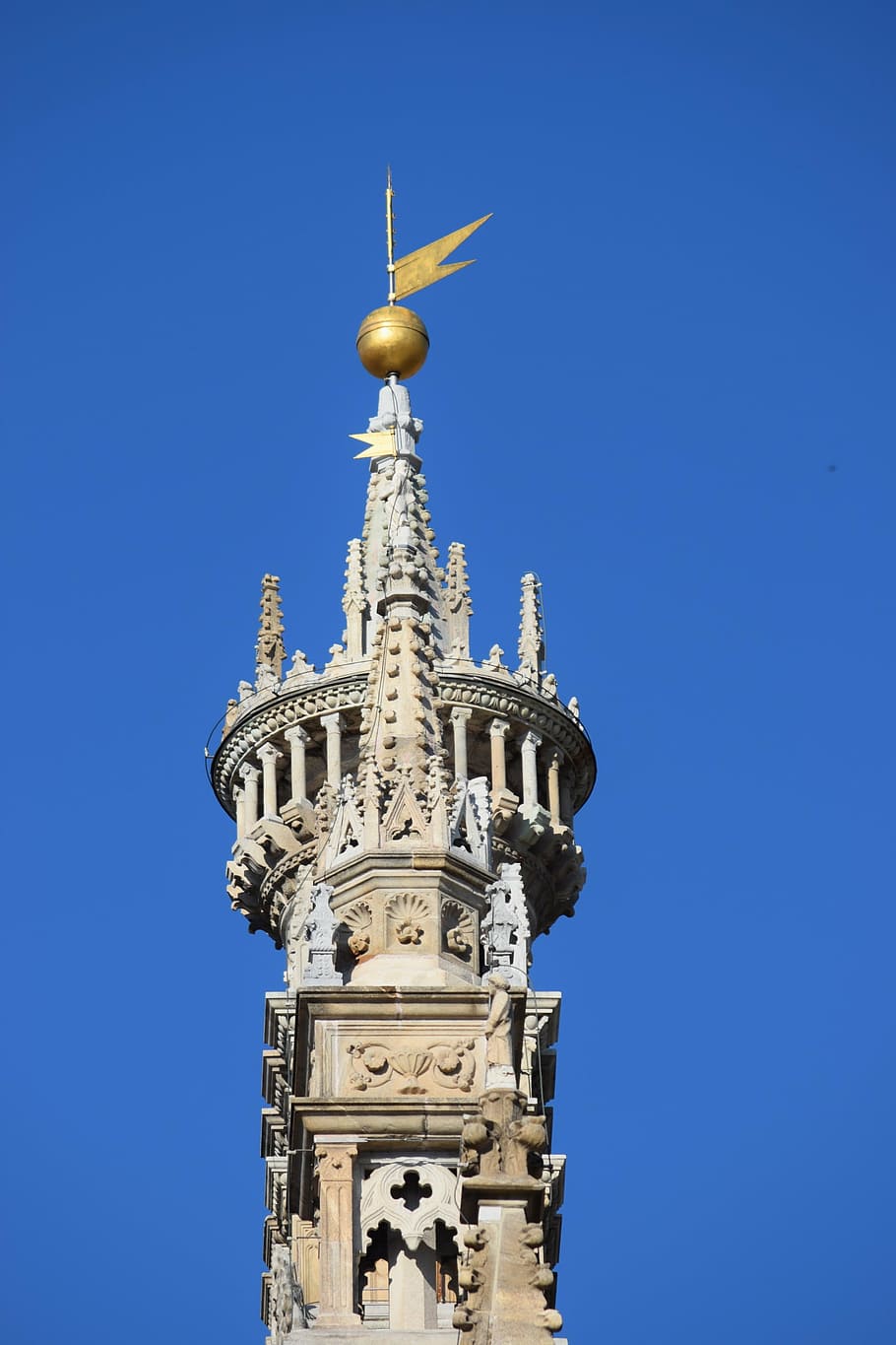 spire, duomo, como, lombardy, italy, church, monument, architecture HD wallpaper