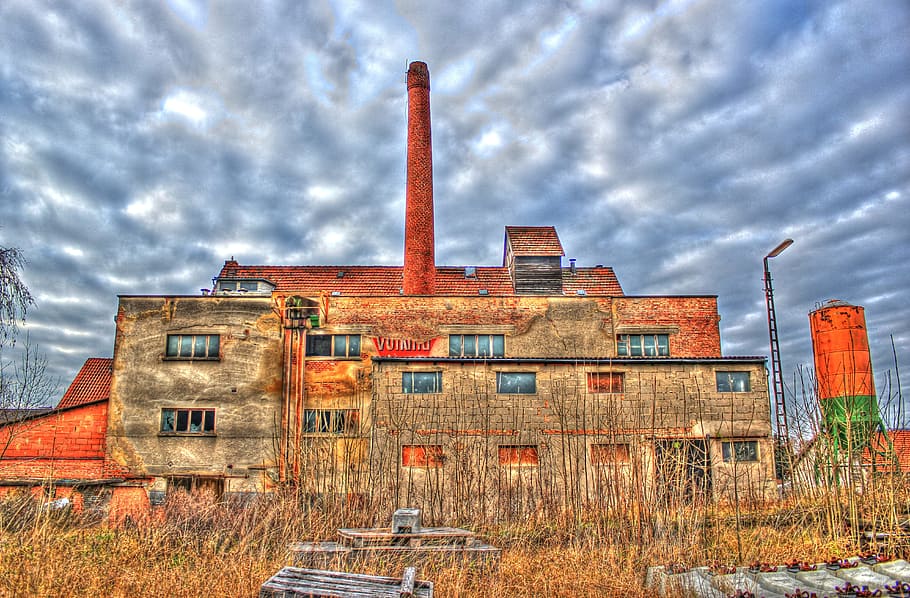 factory, lost places, old, leave, abandoned places, window HD wallpaper