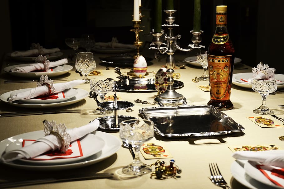 Dinner Party, Table Setting, Plates, dining, elegant, decoration HD wallpaper