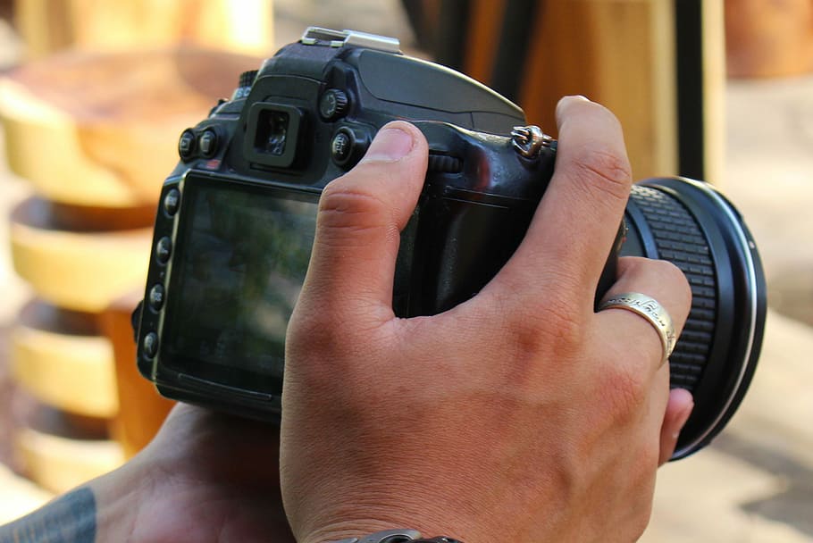 Hand, Camera, Photo, Photography, digital, equipment, photographer, HD wallpaper