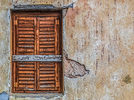 old house, abandoned, wall, window, decay, broken, grunge, damaged HD wallpaper