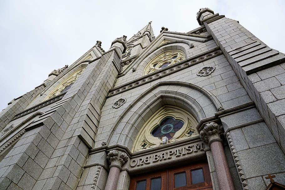 Church, Halifax, Canada, City, Catholic, faith, door, input, HD wallpaper