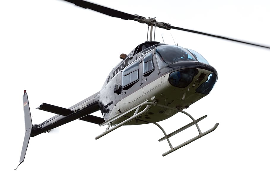 helicopter, fly, sky, rotor, aircraft, transport, air vehicle HD wallpaper