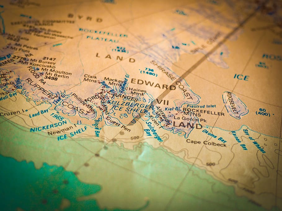 Map, Navigation, Antarctica, South Pole, cartography, direction HD wallpaper