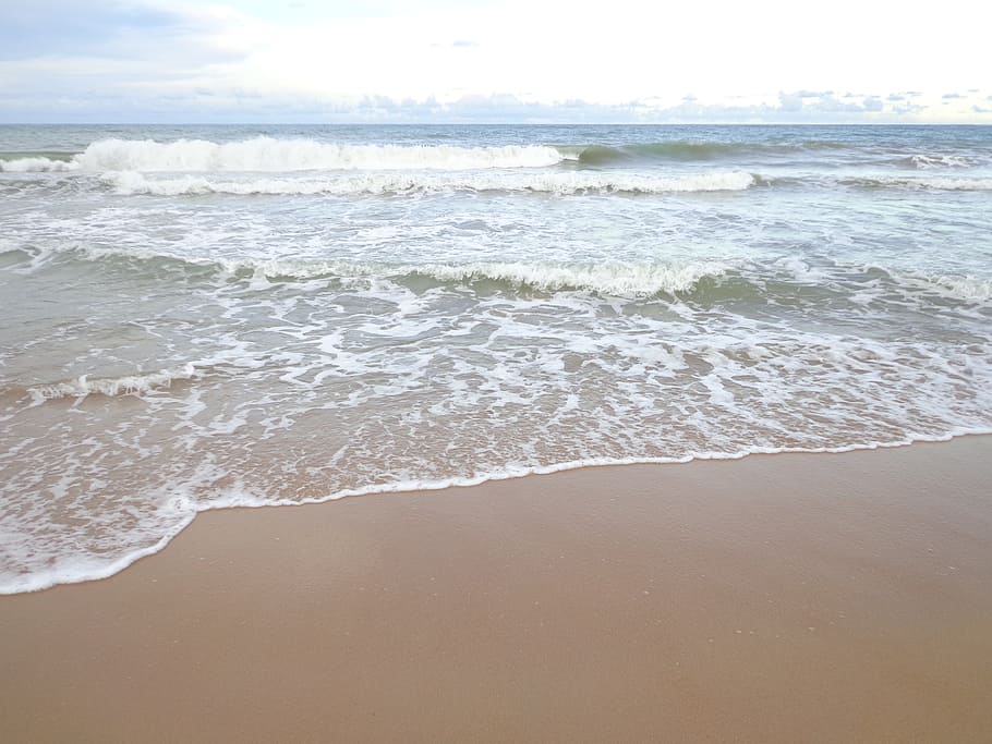 Beach, Sol, Holidays, summer, mar, beira mar, sand, heat, waves HD wallpaper