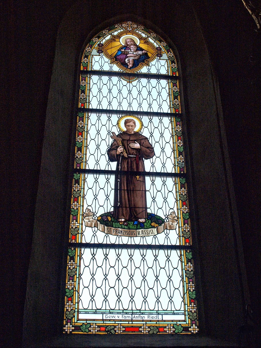 Ybbs, Hl, Laurentius, Parish Church, hl laurentius, window