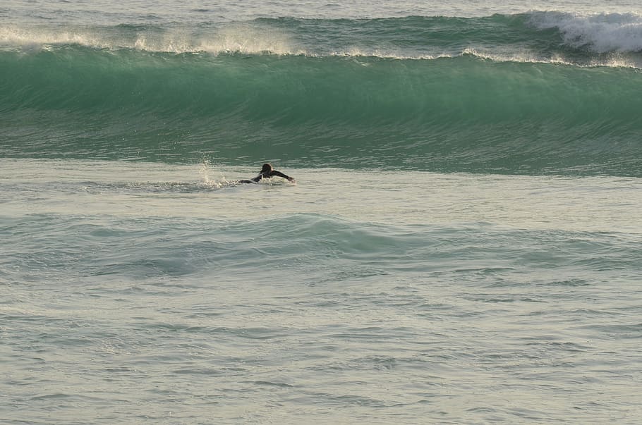 sport, action, surf, water, sea, aquatic sport, real people HD wallpaper