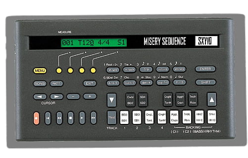 black Misery Sequence SXY10 displaying 001 T12Q 4/4 S1, Sequencer HD wallpaper
