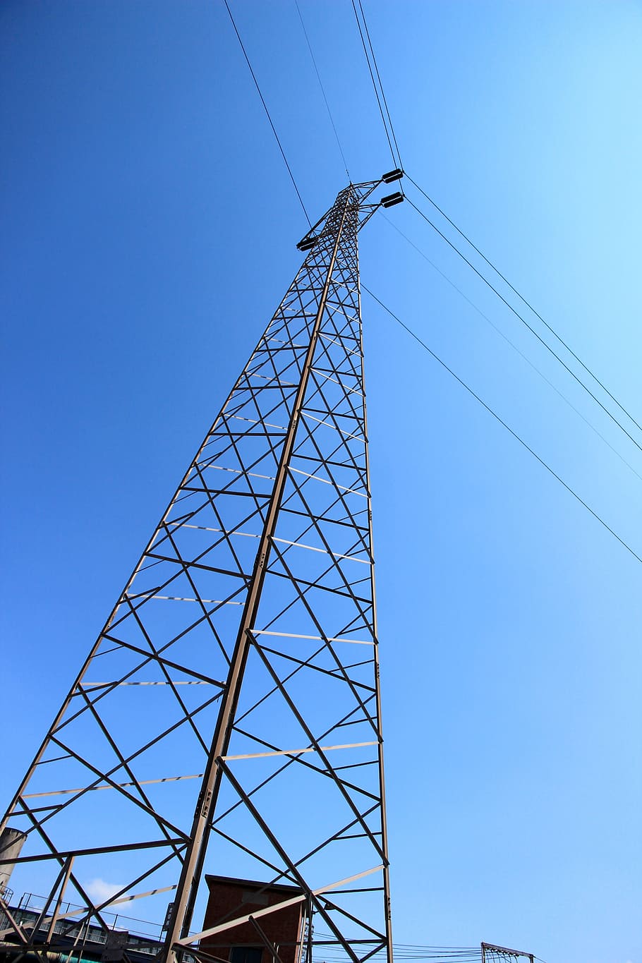 Current, Masts, Power Line, power poles, energy, high voltage HD wallpaper