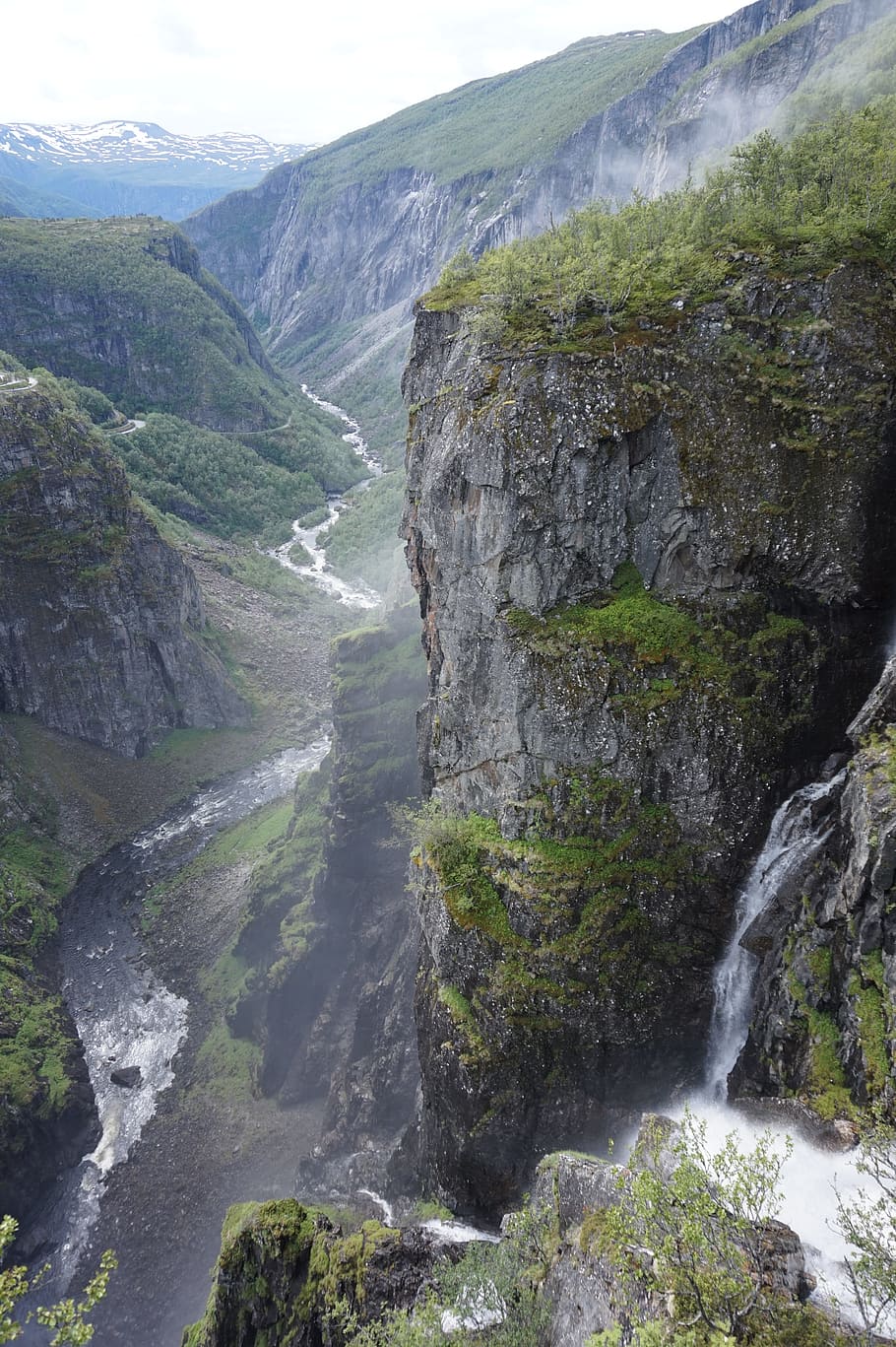 norway, waterfall, venningfossen, beauty in nature, scenics - nature HD wallpaper