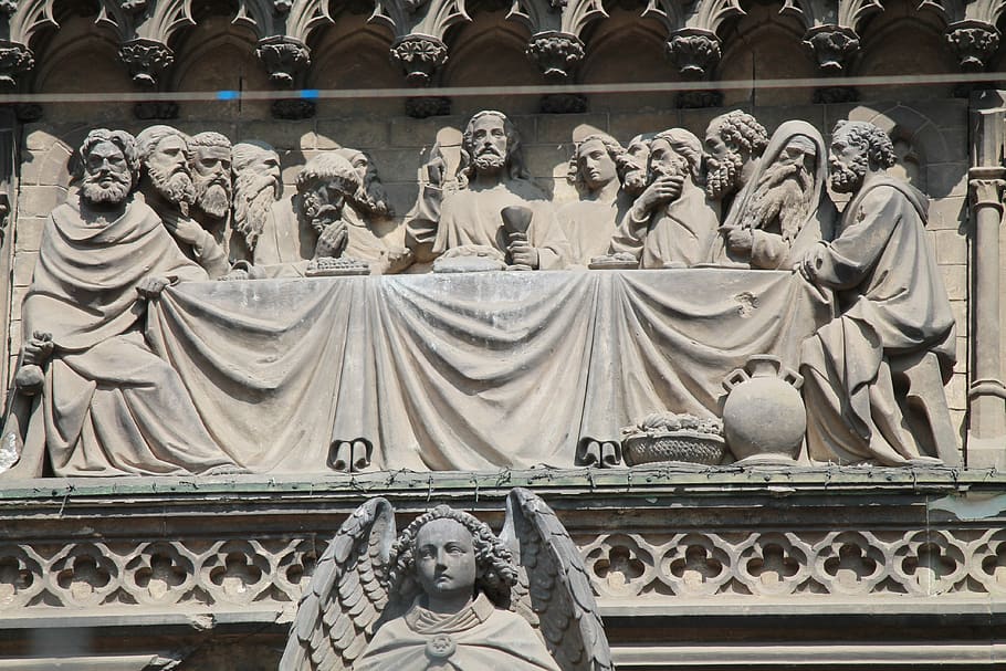 last supper, cologne cathedral, portal, facade, dom, places of interest, HD wallpaper