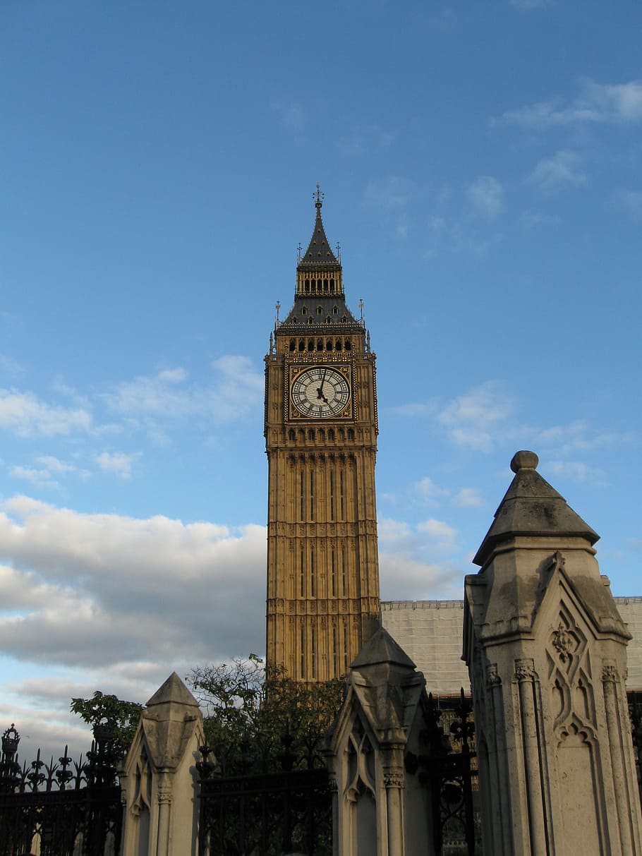 clock, tower, london, britain, historic, sightseeing, big Ben HD wallpaper