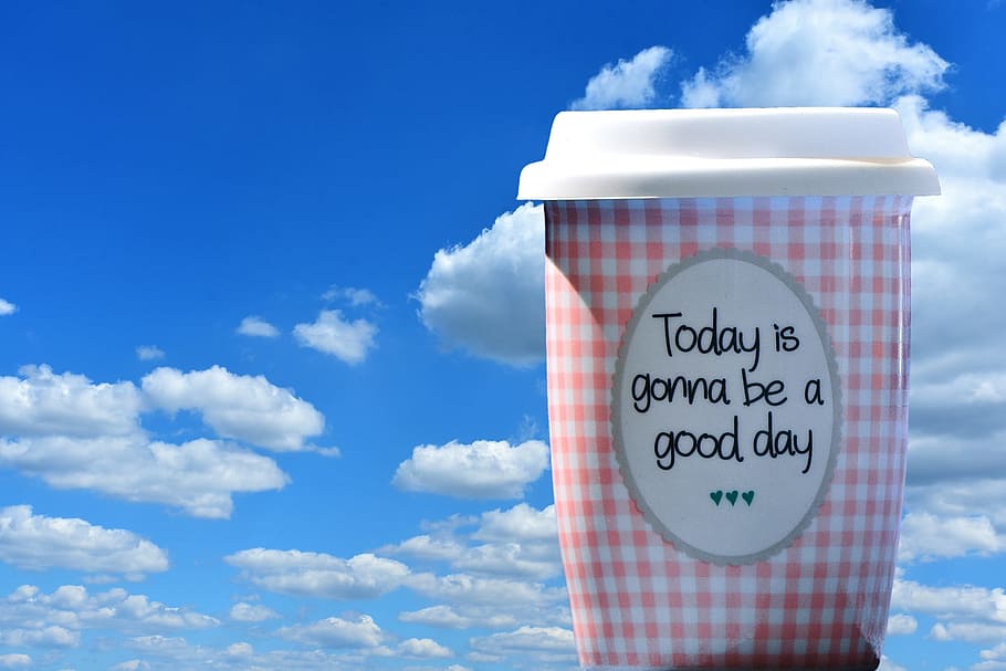HD wallpaper: beautiful day, to go, joy, coffee, cup, happy, happiness,  start | Wallpaper Flare