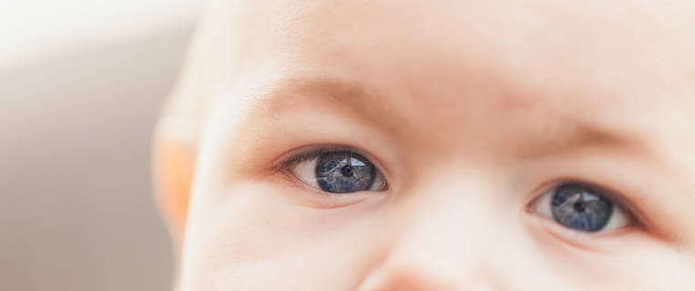 close up photo of baby's two eyes, child, cute, human Face, people HD wallpaper