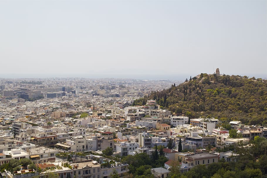 athens, greece, hellas, greek, sightseeing, summer, mediterranean HD wallpaper