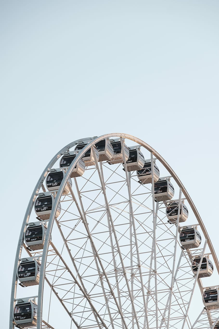 ferris wheel during day time, ferris wheel during daytime, big wheel HD wallpaper