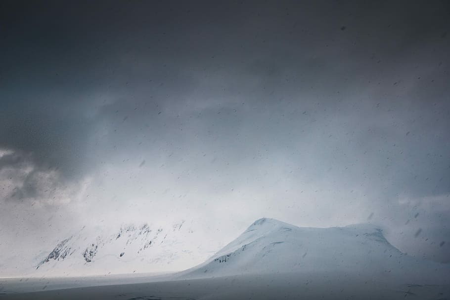 snowy mountain, landscape photography of mountains covered with snow HD wallpaper