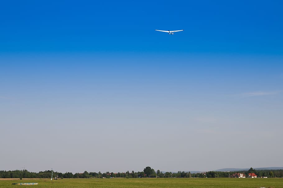 glider, fly, aviation, sky, wings, flight, travel, dom, recreation HD wallpaper