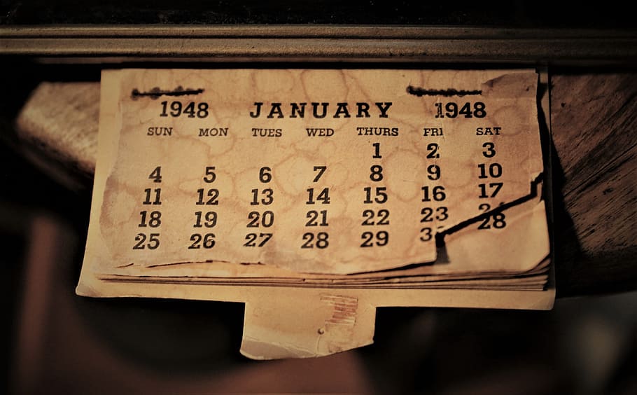 January 1948 calendar, Calendar, Month, Day, year, date, week